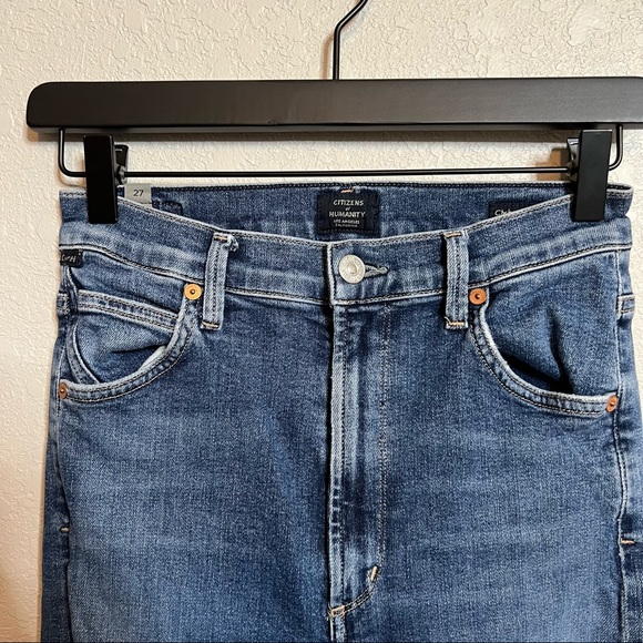 Citizens of Humanity  Chrissy High Rise Skinny Jeans size 27 Story Wash - Picture 4 of 13